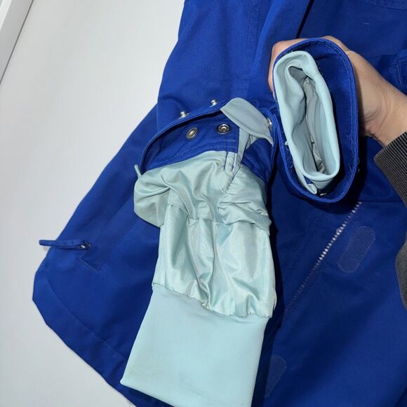 Vintage Y2K Nike 6.0 Snowboard Ski Skate Jacket Parka Coat Women XL Blue Dunk - Picture 8 of 15